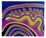 Artist: b'Pike, Jimmy.' | Title: b'Kalpurtu' | Date: 1989 | Technique: b'screenprint, printed in colour, from multiple stencils'