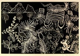 Artist: Kngwarreye, Maureen. | Title: not titled [No.34] | Date: 1990 | Technique: woodcut, printed in black ink, from one block