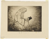 Artist: Dyson, Will. | Title: Moralities: Why did I do it?. | Date: c.1929 | Technique: drypoint, printed in black ink, from one plate
