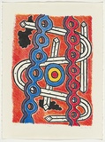 Artist: b'Bowen, Dean.' | Title: b'Target' | Date: 1988 | Technique: b'lithograph, printed in colour from multiple plates'