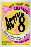 Artist: Blackwell, Susi. | Title: Active 8. | Date: 1992, July | Technique: screenprint, printed iblack, pink and yellow ink,  from three stencils