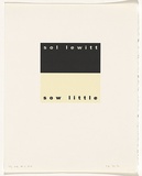 Artist: Burgess, Peter. | Title: sol lewitt: sow little. | Date: 2001 | Technique: computer generated inkjet prints, printed in colour, from digital file