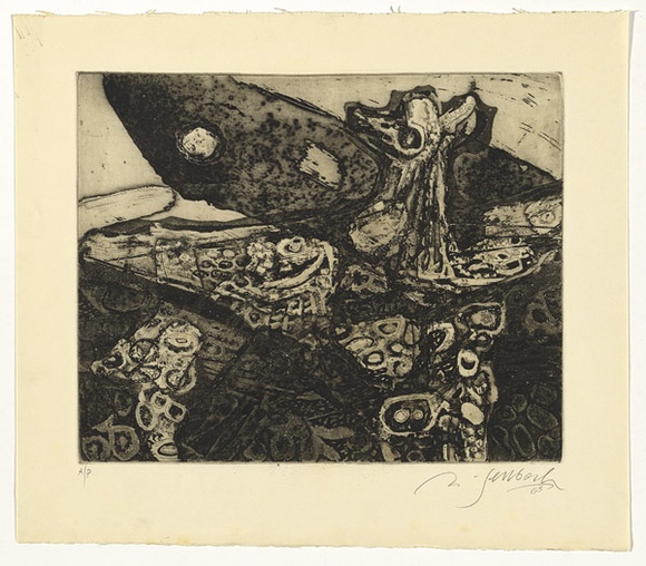 Artist: b'SELLBACH, Udo' | Title: b'not titled' | Date: 1960-80 | Technique: b'etching'