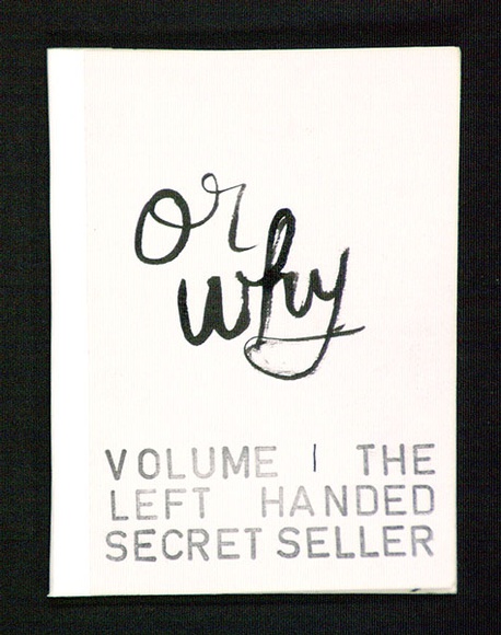 Artist: b'Twigg, Tony.' | Title: b'The left handed secret seller.  Or why?.' | Date: 1982 | Technique: b'book of rubber stamps and pen and ink' | Copyright: b'\xc2\xa9 Tony Twigg. Licensed by VISCOPY, Australia'