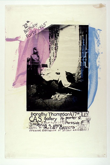 Artist: b'De Gruchy, Ian.' | Title: b'12th Birthday Party 1965' | Date: (1978) | Technique: b'screenprint, printed in colour, from multiple stencils'