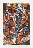 Artist: b'KING, Grahame' | Title: b'not titled [Poem V]' | Date: 2000, May | Technique: b'lithograph, printed in colour, from five stones [or plates]'