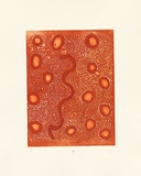 Artist: b'Martin, Angampa.' | Title: b'Liru (Water snake)' | Date: 2004