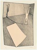 Artist: b'Brack, John.' | Title: b'Girl and mat.' | Date: 1976 | Technique: b'lithograph, printed in colour, from two zinc plates' | Copyright: b'\xc2\xa9 Helen Brack'