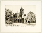 Artist: PLATT, Austin | Title: Sydney C of E Grammar School | Date: 1936 | Technique: etching, printed in black ink, from one plate
