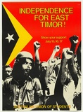 Artist: UNKNOWN | Title: Independence for East Timor | Date: 1975 | Technique: offset-lithograph, printed in colour, from multiple plates