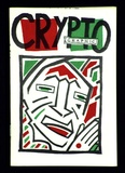 Artist: VARIOUS ARTISTS | Title: Crypto Graphic (Cubist head). | Date: 1988 | Technique: offset-lithograph