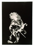 Artist: b'BOYD, Arthur' | Title: bThe Unicorn's Love Dance. | Date: 1973-74 | Technique: b'etching, printed in black ink, from one plate' | Copyright: b'Reproduced with permission of Bundanon Trust'