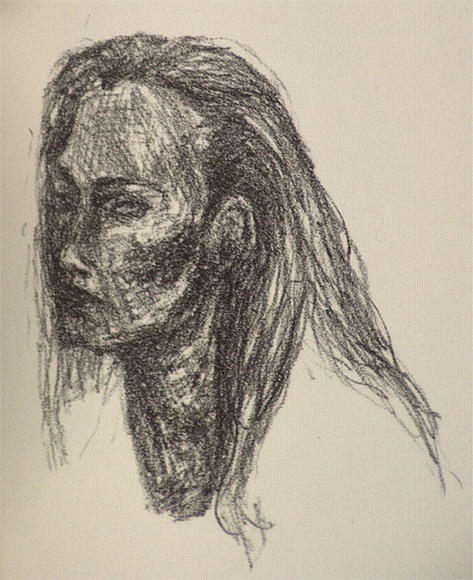 Artist: b'Harman, Julia.' | Title: b'Book of heads [10]' | Date: 1990, October | Technique: b'lithograph, printed in black ink, from one stone' | Copyright: b'\xc2\xa9 Julia Harman'
