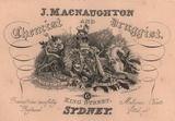 Artist: Carmichael, John. | Title: J. Macnaughton Chemist and druggist, 6 King Street Sydney | Date: 1830s (about)