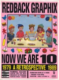 Title: b'Now we are ten' | Date: 1989 | Technique: b'screenprint, printed in colour, from multiple stencils'