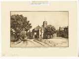 Artist: b'PLATT, Austin' | Title: b'Sydney Church of England Grammar School' | Date: 1946 | Technique: b'etching, printed in black ink, from one plate'