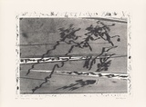 Artist: b'MEYER, Bill' | Title: b'Energy across converging gaps' | Date: 1981 | Technique: b'photo-etching, aquatint, drypoint, printed in black ink, from one zinc plate' | Copyright: b'\xc2\xa9 Bill Meyer'