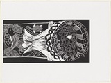 Artist: b'Hobson, Silas.' | Title: b'Ngampulungku wayupa' | Date: 1998, April | Technique: b'linocut, printed in black ink, from multiple blocks'