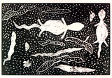 Artist: b'Petyarre, Pansy.' | Title: b'not titled [No.22]' | Date: 1990 | Technique: b'woodcut, printed in black ink, from one block'