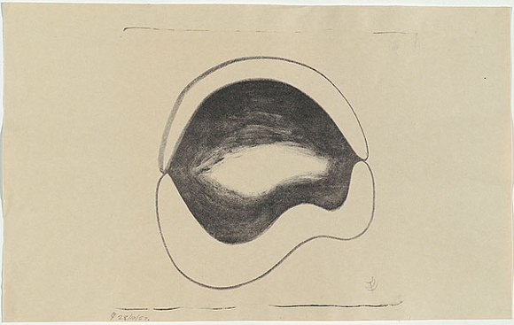 Artist: b'Burns, Peter.' | Title: b'The socket' | Date: 1957 | Technique: b'lithograph, printed in black ink, from one stone' | Copyright: b'\xc2\xa9 Peter Burns'