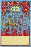 Title: b'Circus Oz- Skeletons' | Date: 1998 | Technique: b'offset-lithograph, printed in colour, from multiple plates'