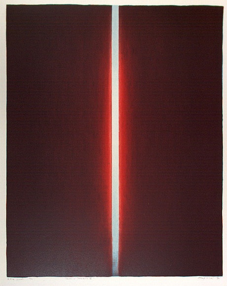 Artist: b'Maguire, Tim.' | Title: b'Lux in tenebris II' | Date: 1990 | Technique: b'lithograph, printed in colour, from nine stones' | Copyright: b'\xc2\xa9 Tim Maguire'