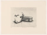 Artist: Cooper, Simon. | Title: Still life - after Linnard | Date: 1992, December | Technique: etching, printed in black ink, from one copper plate
