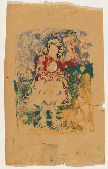 Artist: b'Nolan, Sidney.' | Title: b'(Female figure).' | Date: 1938 | Technique: b'print'