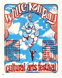 Artist: b'SUTINER, Asko' | Title: b'White Kompany' | Date: 1973 | Technique: b'screenprint, printed in colour, from multiple stencils'