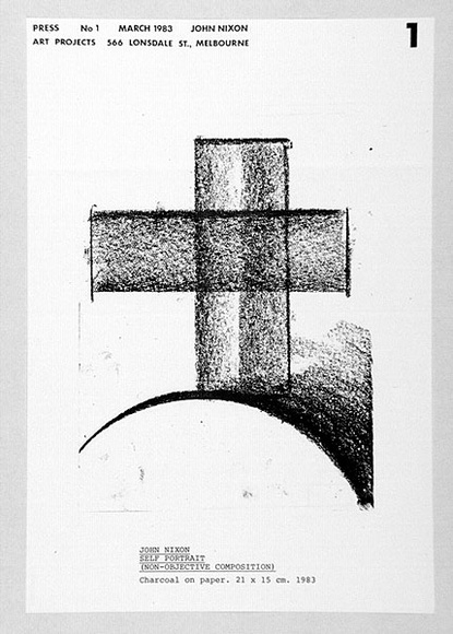 Artist: b'Nixon, John.' | Title: b'Press - No.1' | Date: 1983 | Technique: b'photocopy'