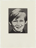 Artist: b'MADDOCK, Bea' | Title: b'Child III' | Date: 1974 | Technique: b'photo-etching and aquatint, printed in black ink, from one plate'