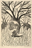 Artist: b'Brown, Donna.' | Title: b'In the bush' | Date: 1995, June | Technique: b'lithograph, printed in black ink, from one stone'