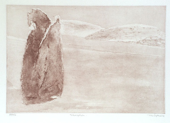 Artist: b'Defteros, June.' | Title: b'Metamorphism' | Date: 1993 | Technique: b'etching, printed in bown/sepia ink, from one plate'