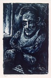 Artist: b'Davis, James.' | Title: b'Tattoed man, Brunswick Street.' | Date: 1989 | Technique: b'monotype, printed in black ink, from one plate'