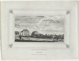 Artist: b'Carmichael, John.' | Title: b'Sydney from the Domain near Government House.' | Date: 1829 | Technique: b'engraving, printed in black ink, from one copper plate'