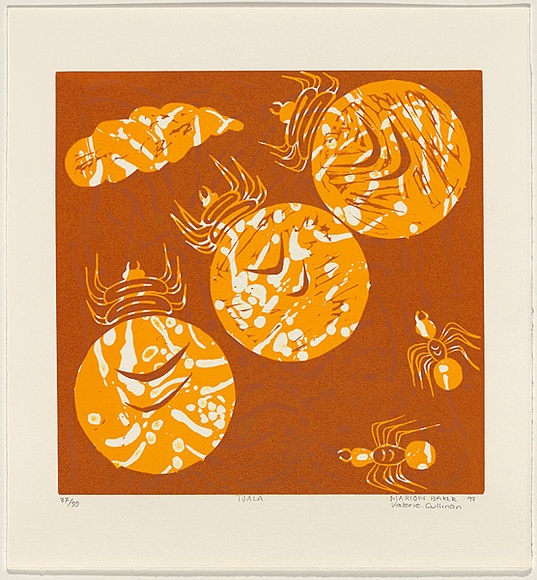 Artist: b'Cullinan, Valerie.' | Title: b'Tjala' | Date: 1997 | Technique: b'linocut, printed in colour, from two blocks'