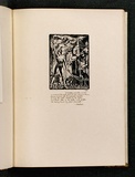 Artist: b'McGrath, Raymond.' | Title: b'Techelles, draw thy sword.' | Date: 1925 | Technique: b'wood-engraving, printed in black ink, from one block'