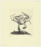 Artist: b'Law, Roger.' | Title: b'(Dancing crab)' | Date: 2004 | Technique: b'etching and aquatint, printed in black ink, from one plate'