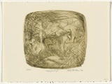Artist: NICOLSON, Noel | Title: Scapegoat II | Date: 1994 | Technique: lithograph, printed in brown ink, from one stone
