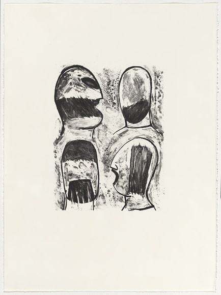 Artist: b'Boag, Yvonne.' | Title: b'Bound.' | Date: 05 August 1994 | Technique: b'lithograph, printed in black ink, from one plate'