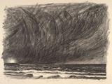 Artist: Trenfield, Wells. | Title: Against the tide | Date: 1983 | Technique: lithograph, printed in black ink, from one stone