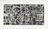 Artist: b'Kemp, Roger.' | Title: b'Horizontal three.' | Date: c.1975 | Technique: b'etching, printed in black ink, from one magnesium plate'