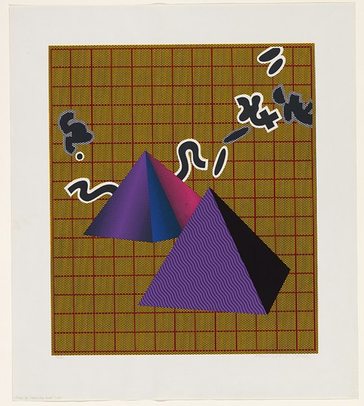Artist: LEACH-JONES, Alun | Title: Affinities | Date: 1971 | Technique: screenprint, printed in colour, from multiple stencils | Copyright: Courtesy of the artist