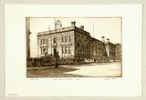 Artist: b'PLATT, Austin' | Title: b'Sydney Grammar School' | Date: 1934 | Technique: b'etching, printed in black ink, from one plate'