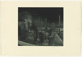 Artist: b'Hamilton, Alexander.' | Title: b'(City limits)' | Date: 1991, January - February | Technique: b'etching, printed in black ink, from one plate'