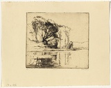 Artist: LONG, Sydney | Title: Tascot | Date: 1928, after | Technique: line-etching, printed in black ink, from one plate | Copyright: Reproduced with the kind permission of the Ophthalmic Research Institute of Australia