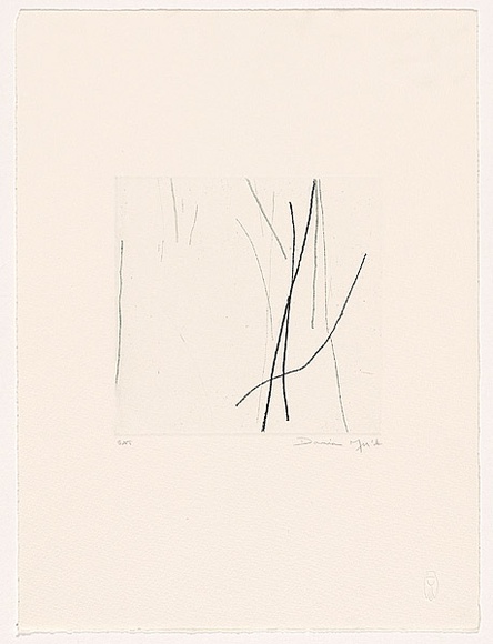 Artist: b'MOSS, Damian' | Title: b'Trees 2' | Date: 2004 | Technique: b'etching, printed in black ink, from one plate'