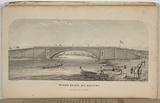 Artist: b'Ham Brothers.' | Title: b'Princes bridge, Melbourne.' | Date: 1850 | Technique: b'engraving, printed in black ink, from one copper plate'