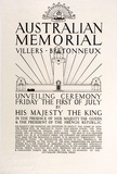 Artist: b'UNKNOWN' | Title: b'Australian Memorial Villers-Bretonneux' | Date: 1938 | Technique: b'photo-lithograph'
