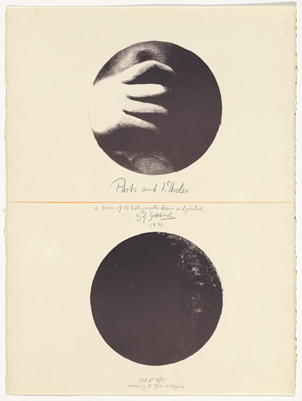 Artist: b'SELLBACH, Udo' | Title: b'Title page' | Date: 1970 | Technique: b'lithograph, printed in brown ink, from one stone'